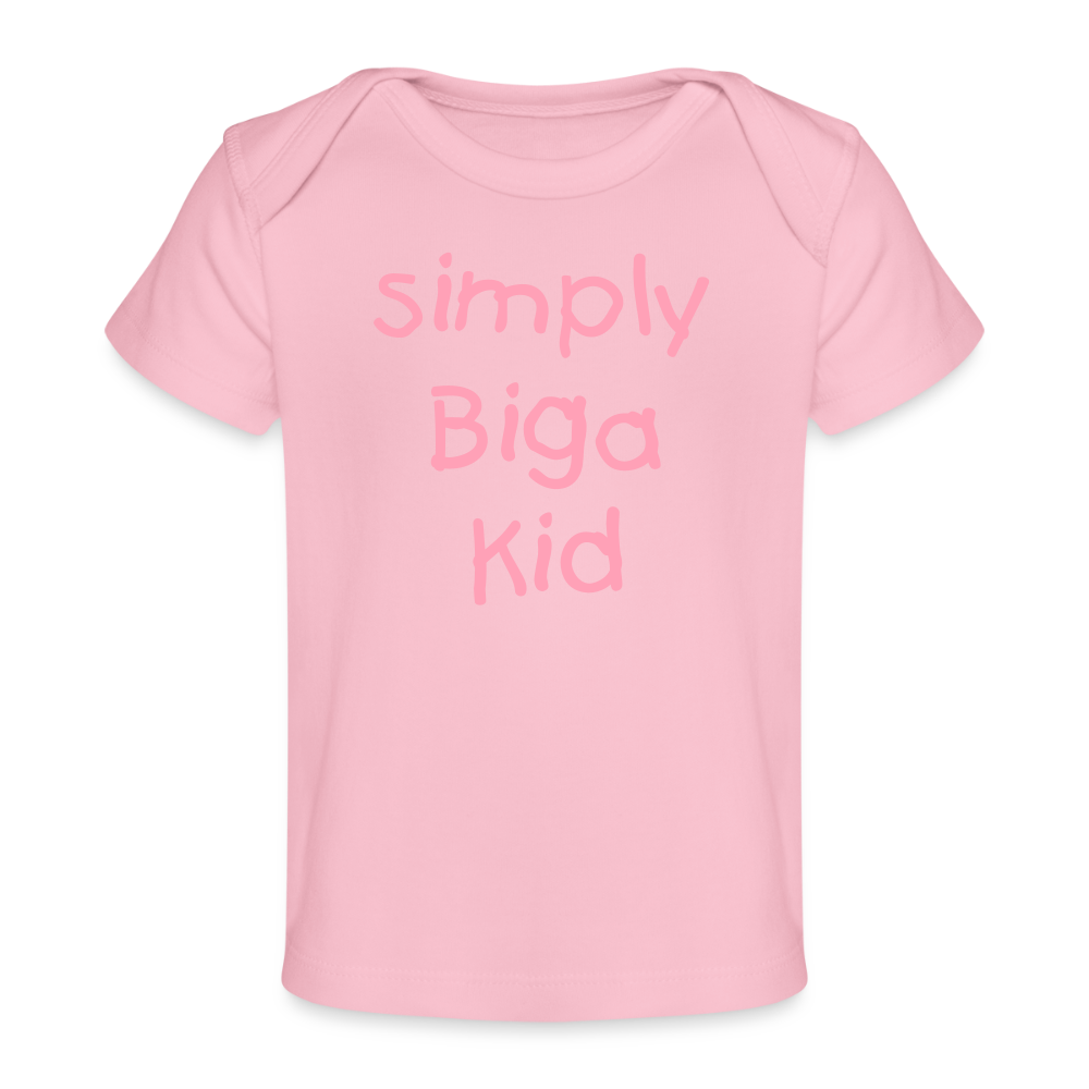 Organic Simply Biga Kid | Baby T-Shirt - light pink