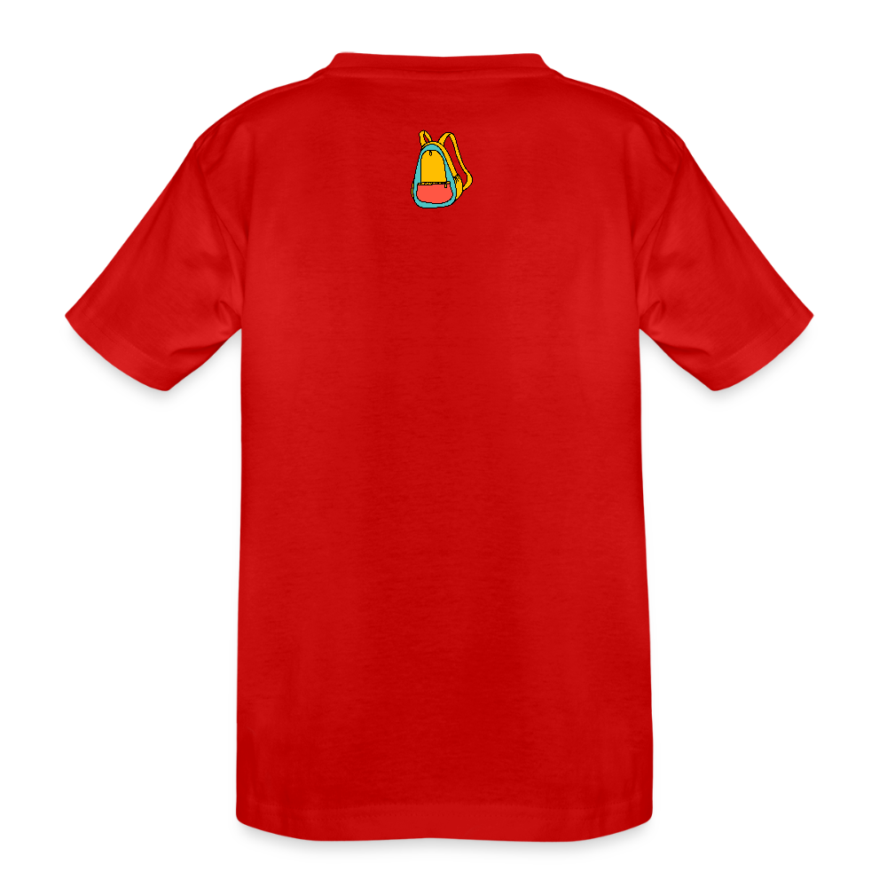 Toddler Premium Organic Chicago T-Shirt - red