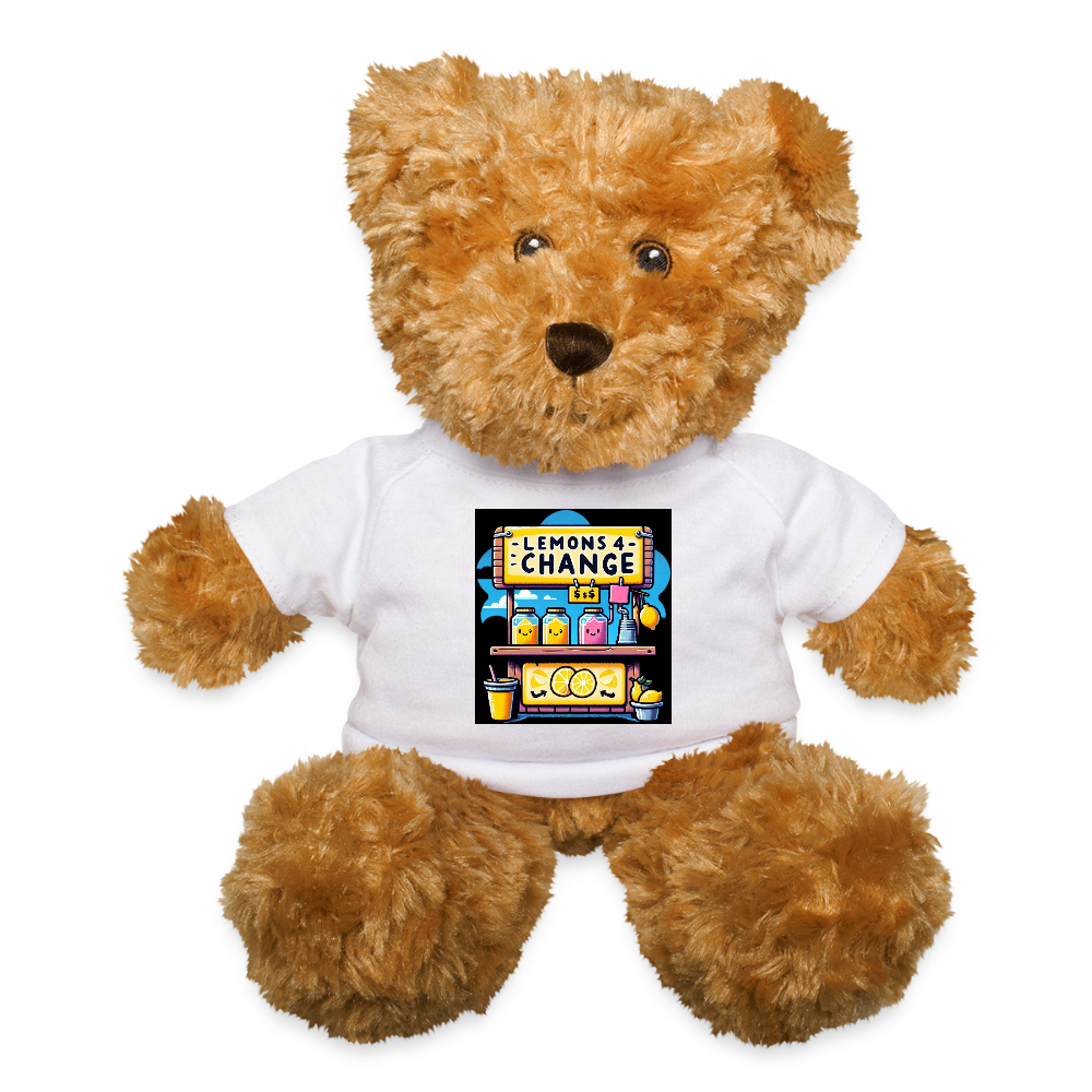 Lemons 4 Change Teddy Bear - white