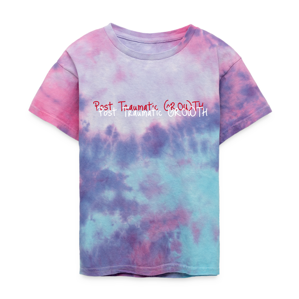 Kid's Tie Dye Post Traumatic Growth T-Shirt - cotton candy