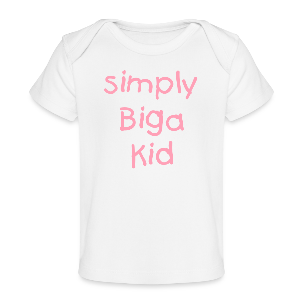 Organic Simply Biga Kid | Baby T-Shirt - white