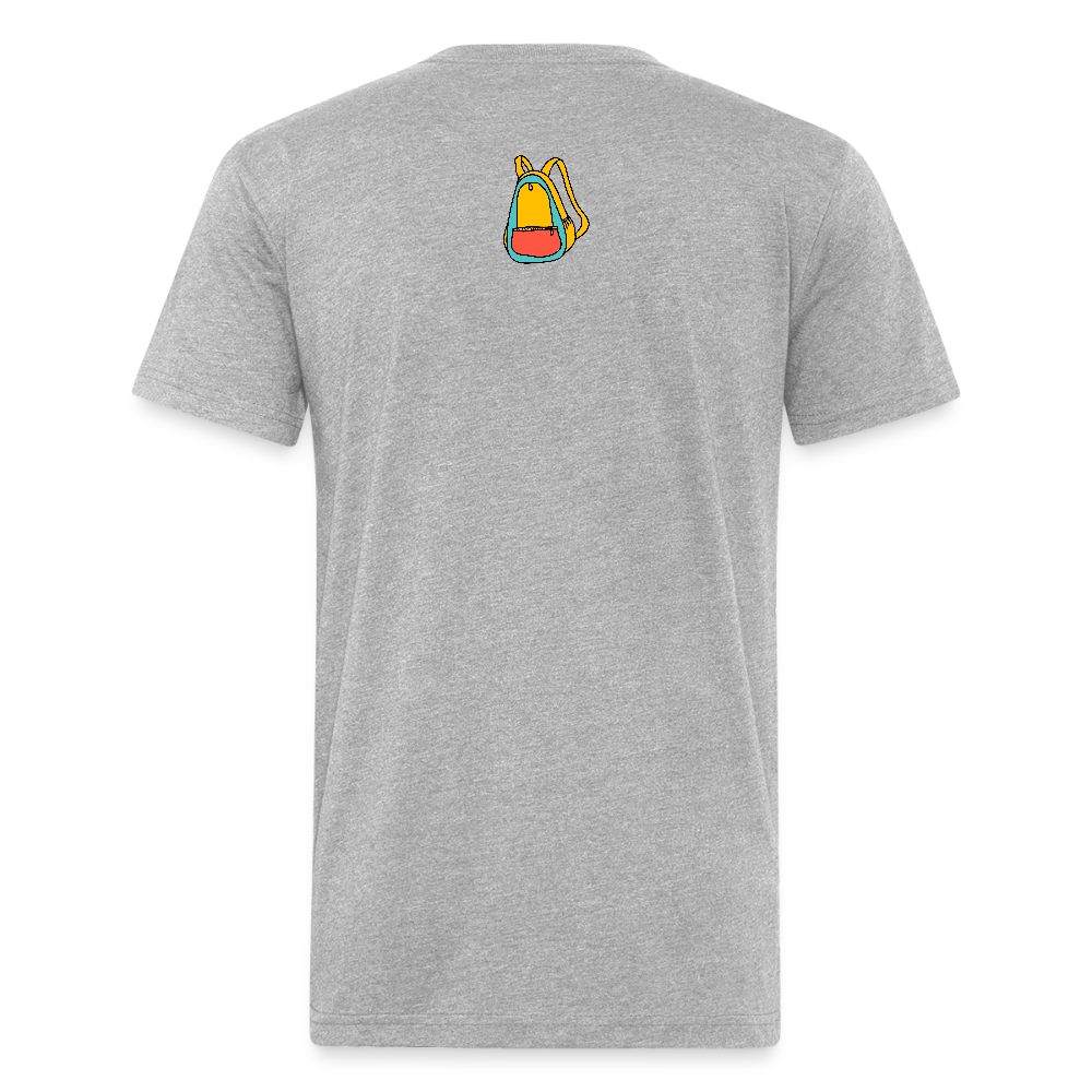 Animated Chicago Skyline T-Shirt - heather gray