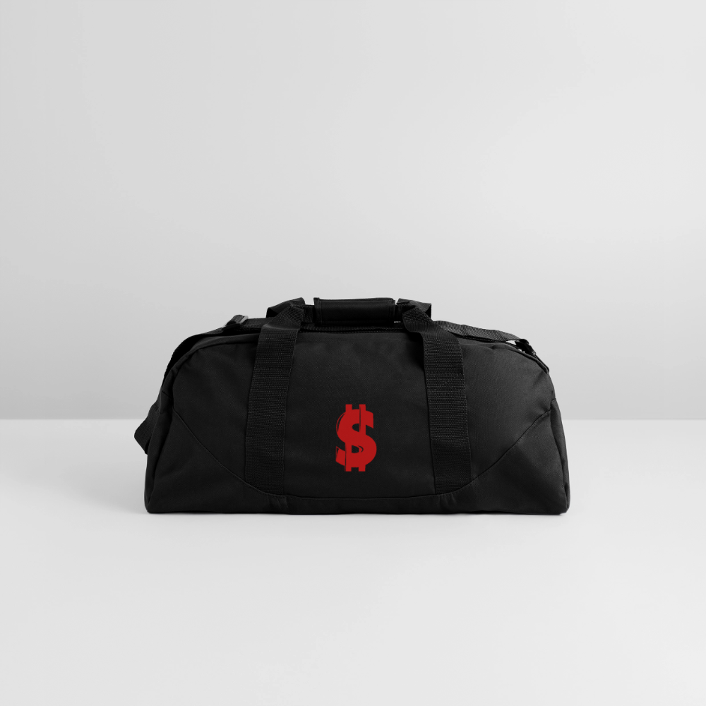 Post Traumatic Growth $quad Recycled Duffel Bag - black