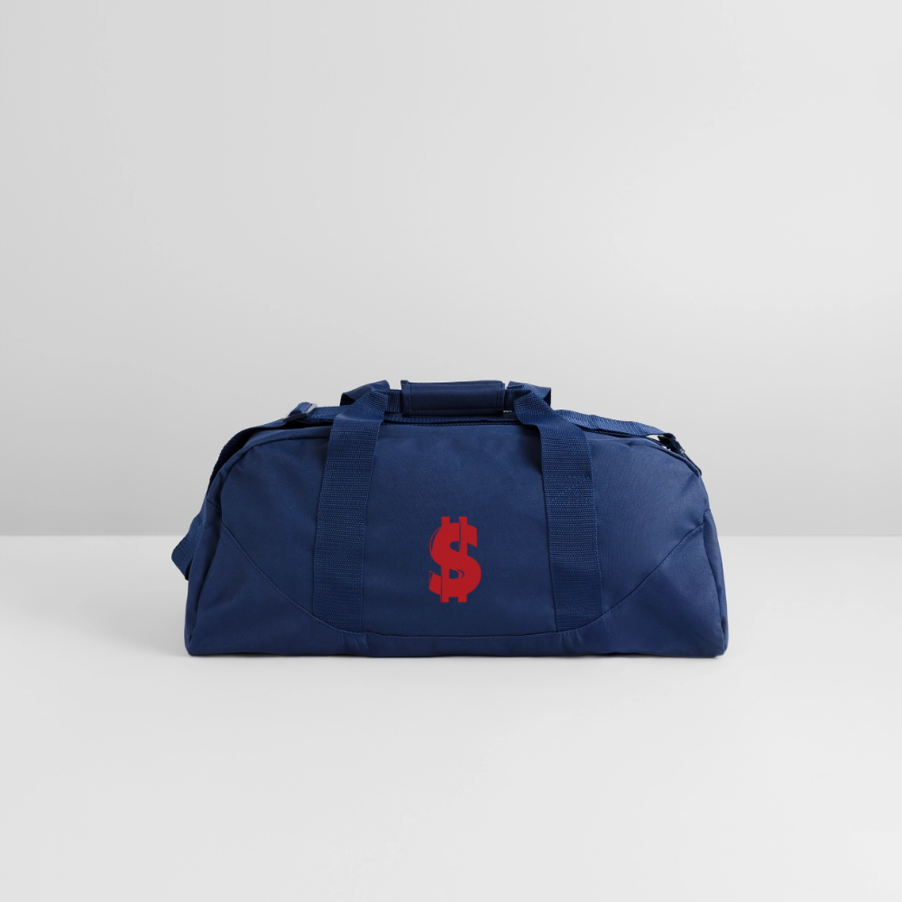 Post Traumatic Growth $quad Recycled Duffel Bag - navy