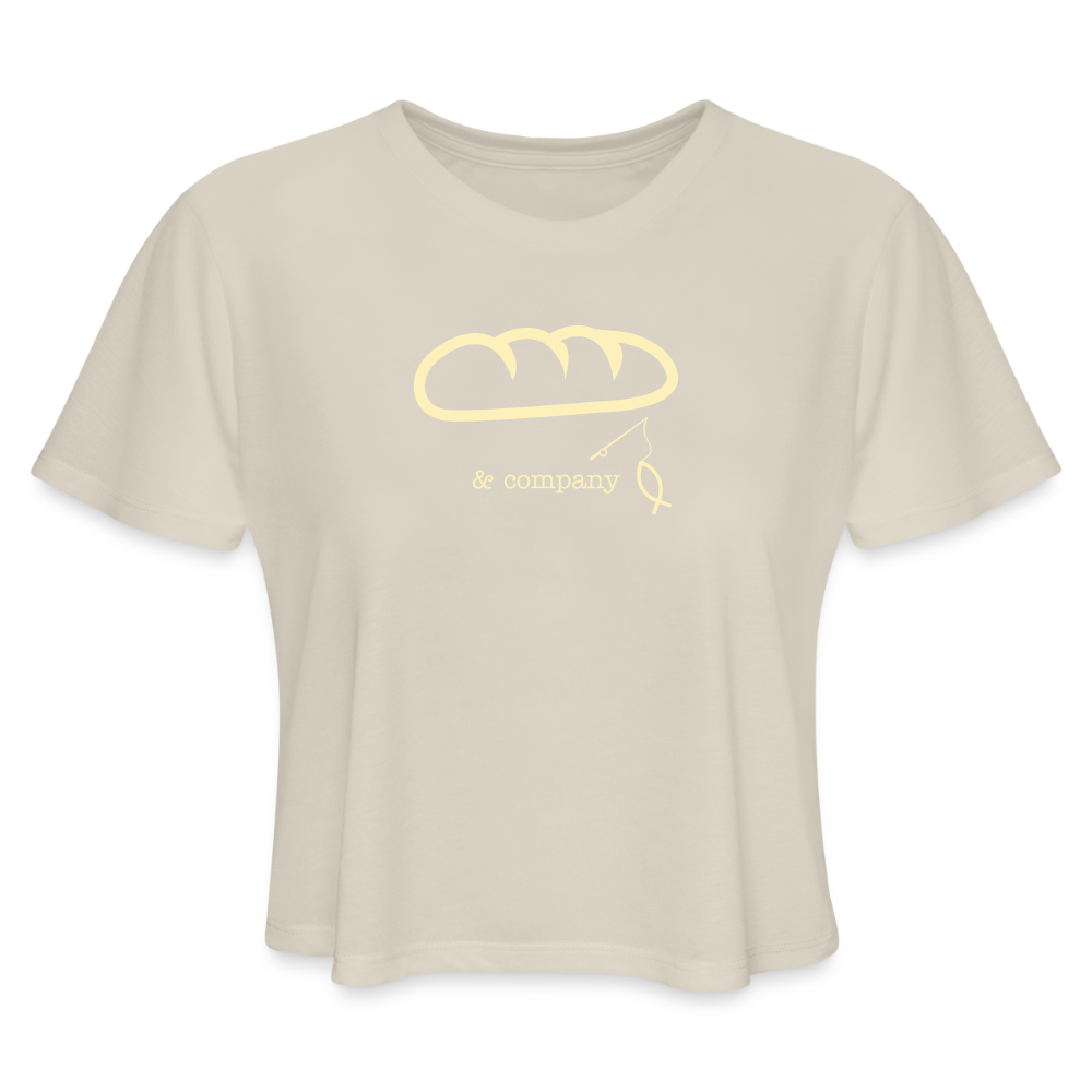 Women's Cropped T-Shirt | Bread & Company - dust