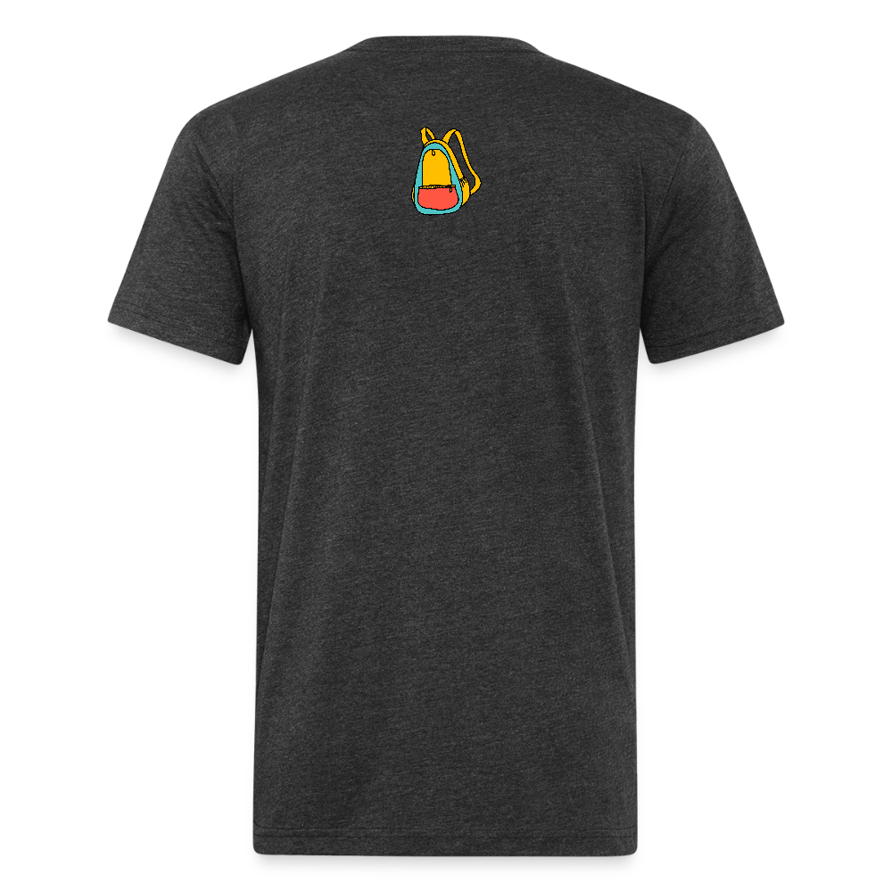Animated Chicago Skyline T-Shirt - heather black
