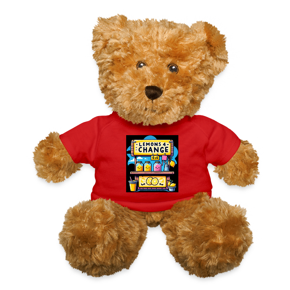 Lemons 4 Change Teddy Bear - red