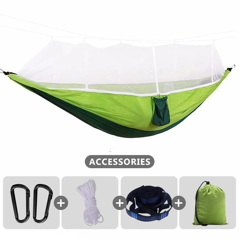 Parachute Hammock with Mosquito Net