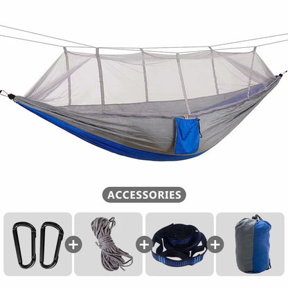 Parachute Hammock with Mosquito Net