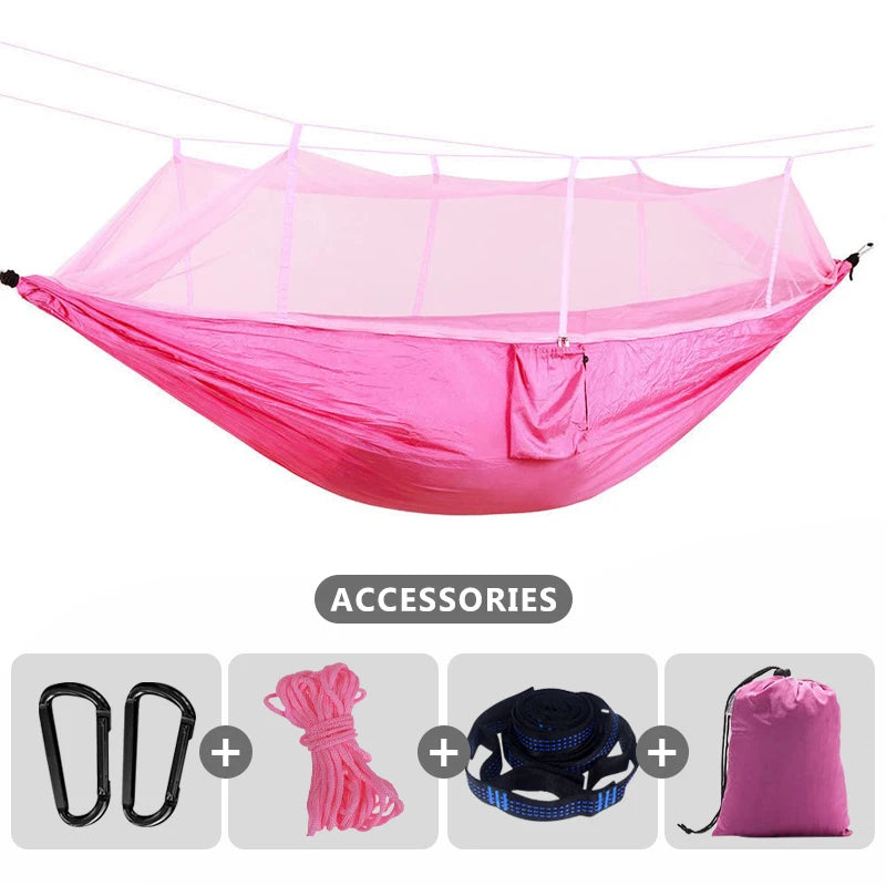 Parachute Hammock with Mosquito Net