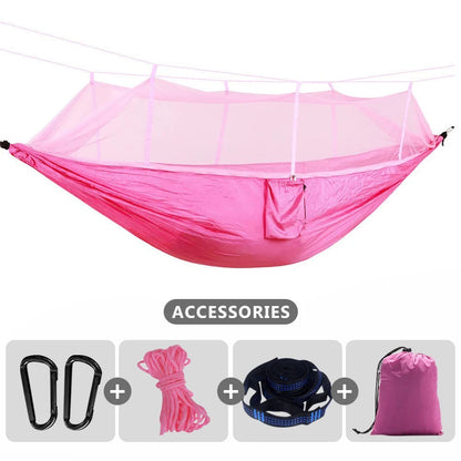 Parachute Hammock with Mosquito Net