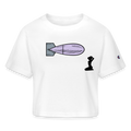 Champion Women’s Cropped Submarine T-Shirt - white