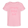 Organic Simply Biga Kid |  Baby T-Shirt - light pink