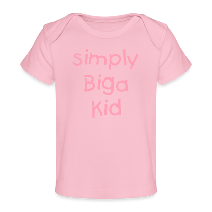 Organic Simply Biga Kid |  Baby T-Shirt - light pink