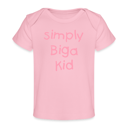 Organic Simply Biga Kid |  Baby T-Shirt - light pink