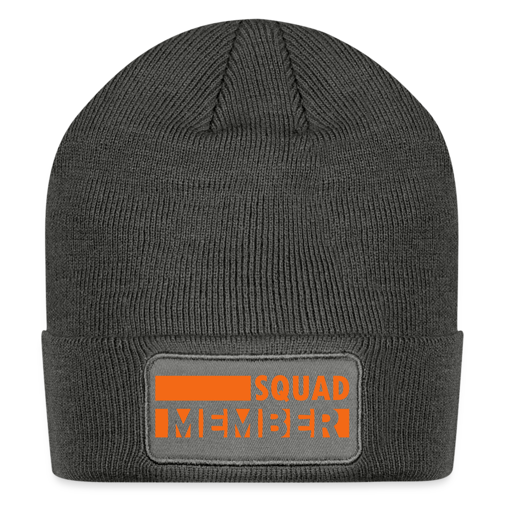 Squad Member Beanie - charcoal grey