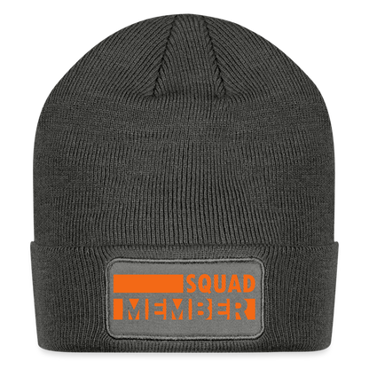 Squad Member Beanie - charcoal grey