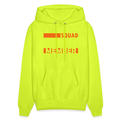 SQUAD MEMBER - Novelist Men's Hoodie - safety green