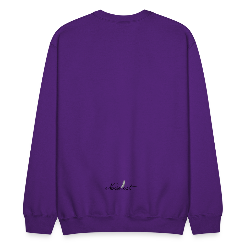 SQUAD MEMBER - Novelist Crewneck Sweatshirt - purple