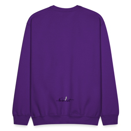 SQUAD MEMBER - Novelist Crewneck Sweatshirt - purple