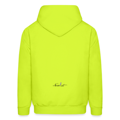 SQUAD MEMBER - Novelist Men's Hoodie - safety green