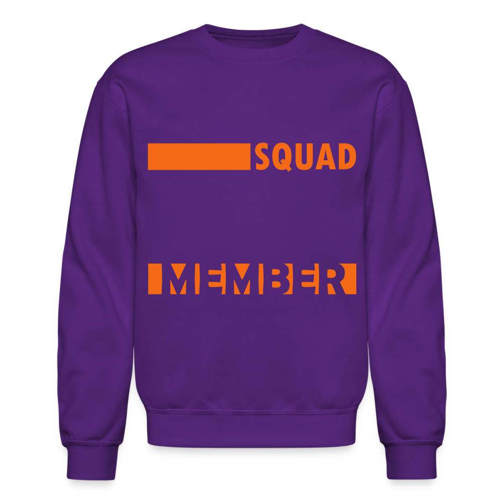 SQUAD MEMBER - Novelist Crewneck Sweatshirt - purple