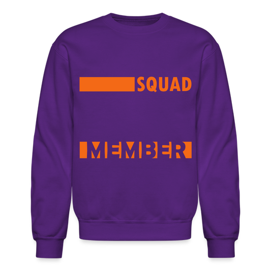 SQUAD MEMBER - Novelist Crewneck Sweatshirt - purple