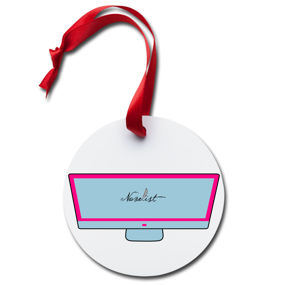 Holiday Ornament - For Change - white