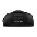 Post Traumatic Growth $quad Recycled Duffel Bag - black