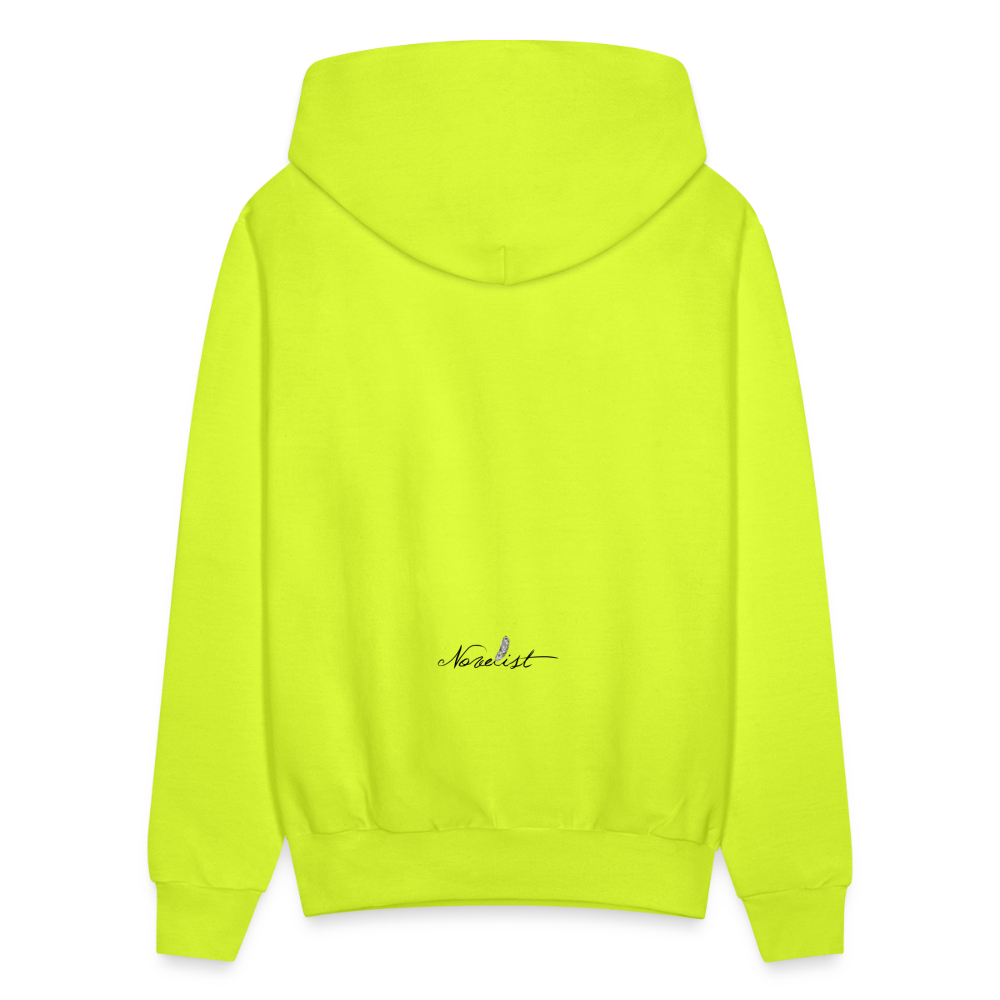 SQUAD MEMBER - Novelist Men's Hoodie - safety green