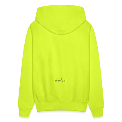 SQUAD MEMBER - Novelist Men's Hoodie - safety green