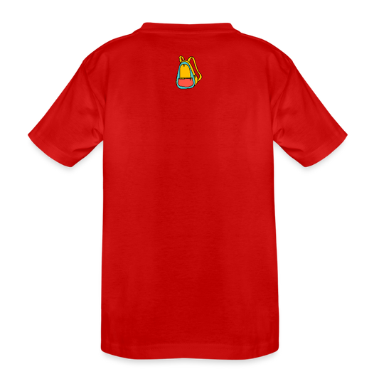 Toddler Premium Organic Chicago T-Shirt - red