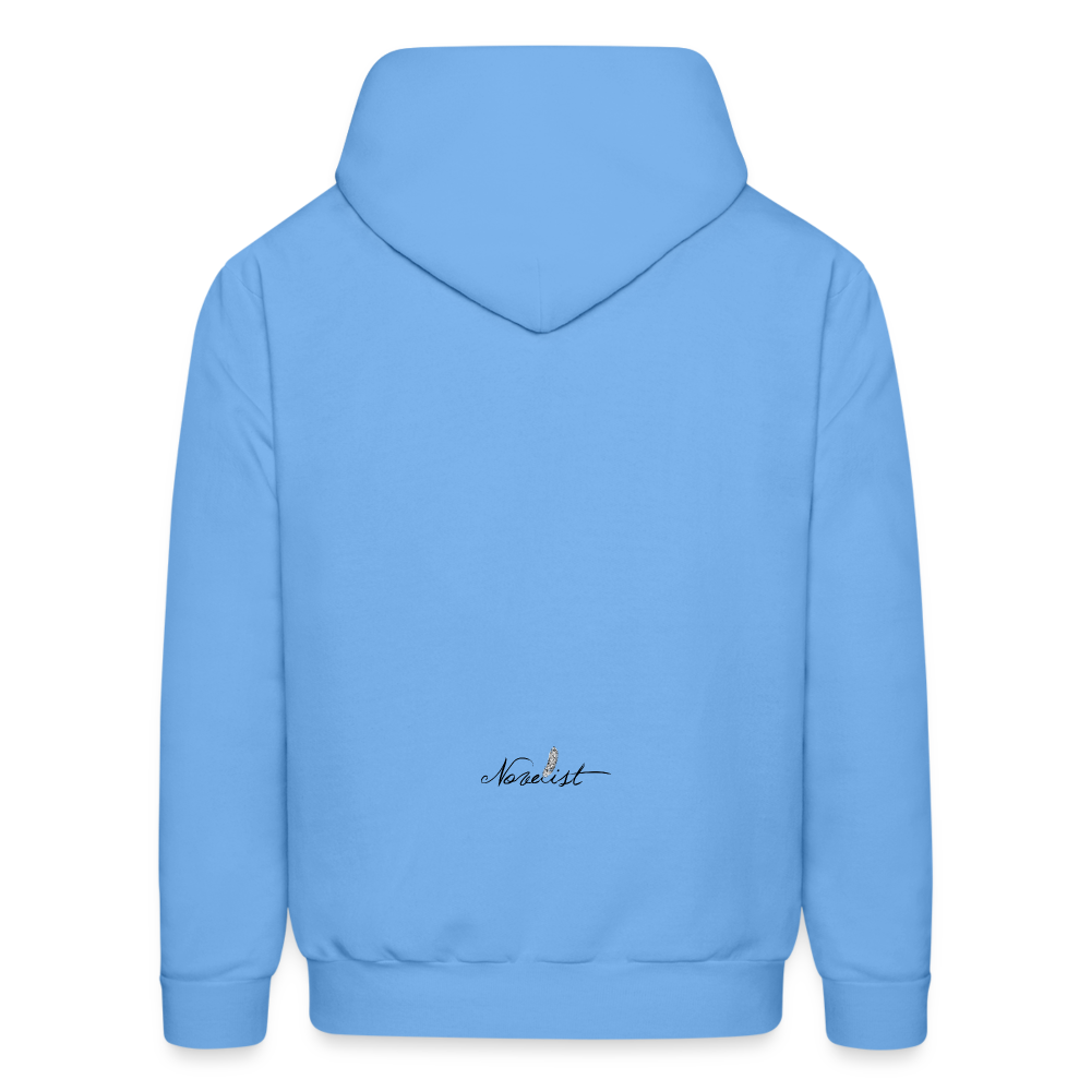 SQUAD MEMBER - Novelist Men's Hoodie - carolina blue