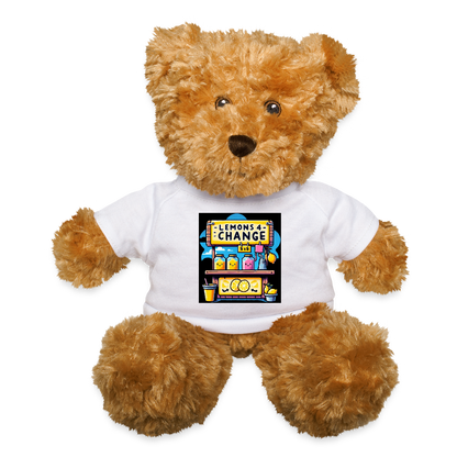 Lemons 4 Change Teddy Bear - white