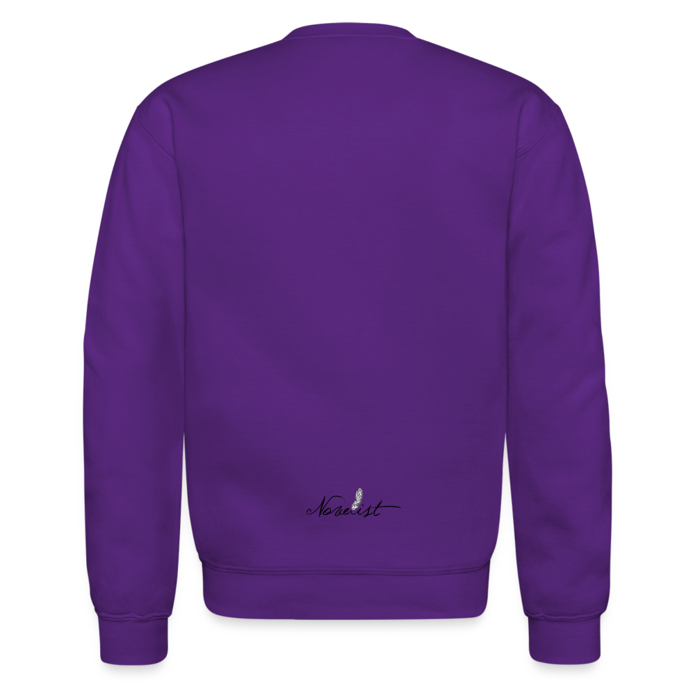 SQUAD MEMBER - Novelist Crewneck Sweatshirt - purple