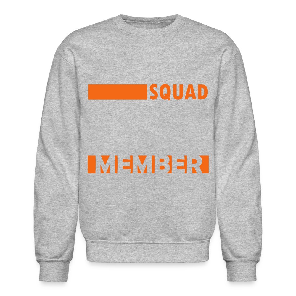 SQUAD MEMBER - Novelist Crewneck Sweatshirt - heather gray