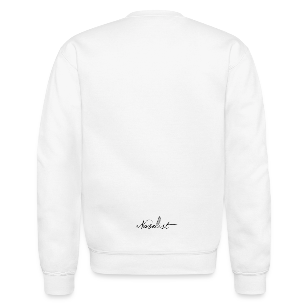 SQUAD MEMBER - Novelist Crewneck Sweatshirt - white