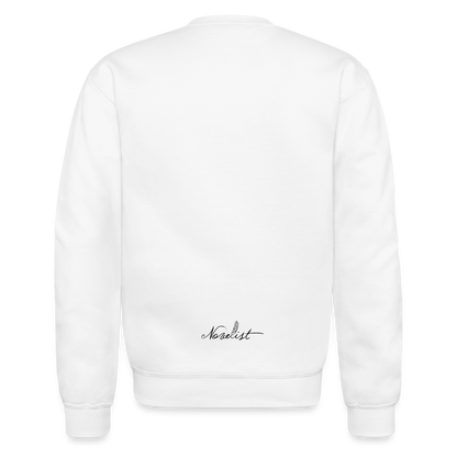 SQUAD MEMBER - Novelist Crewneck Sweatshirt - white