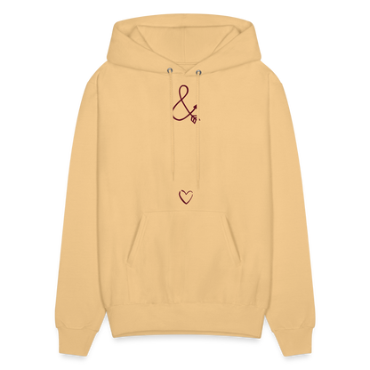 AND LOVE Hoodie - light gold 