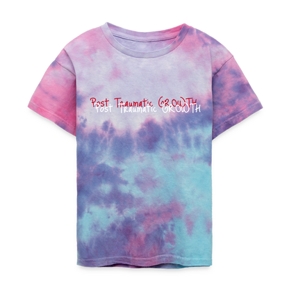 Kid's Tie Dye Post Traumatic Growth T-Shirt - cotton candy
