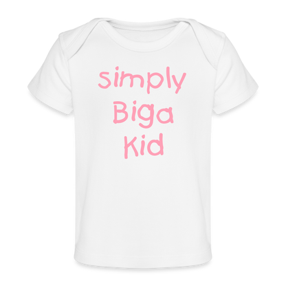 Organic Simply Biga Kid |  Baby T-Shirt - white