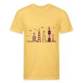 Animated Chicago Skyline T-Shirt - pastel yellow
