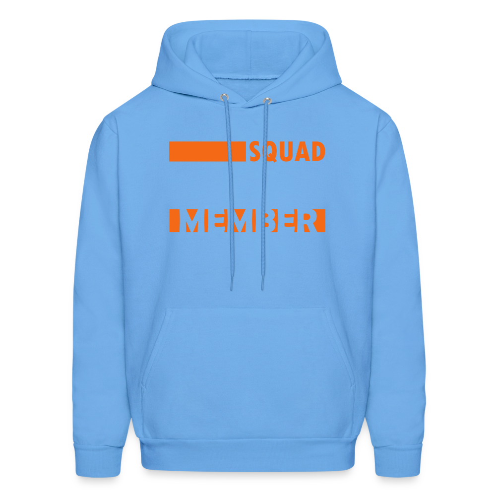 SQUAD MEMBER - Novelist Men's Hoodie - carolina blue