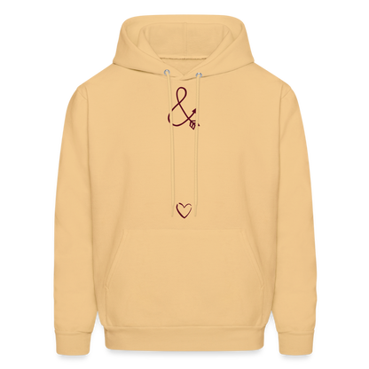 AND LOVE Hoodie - light gold 