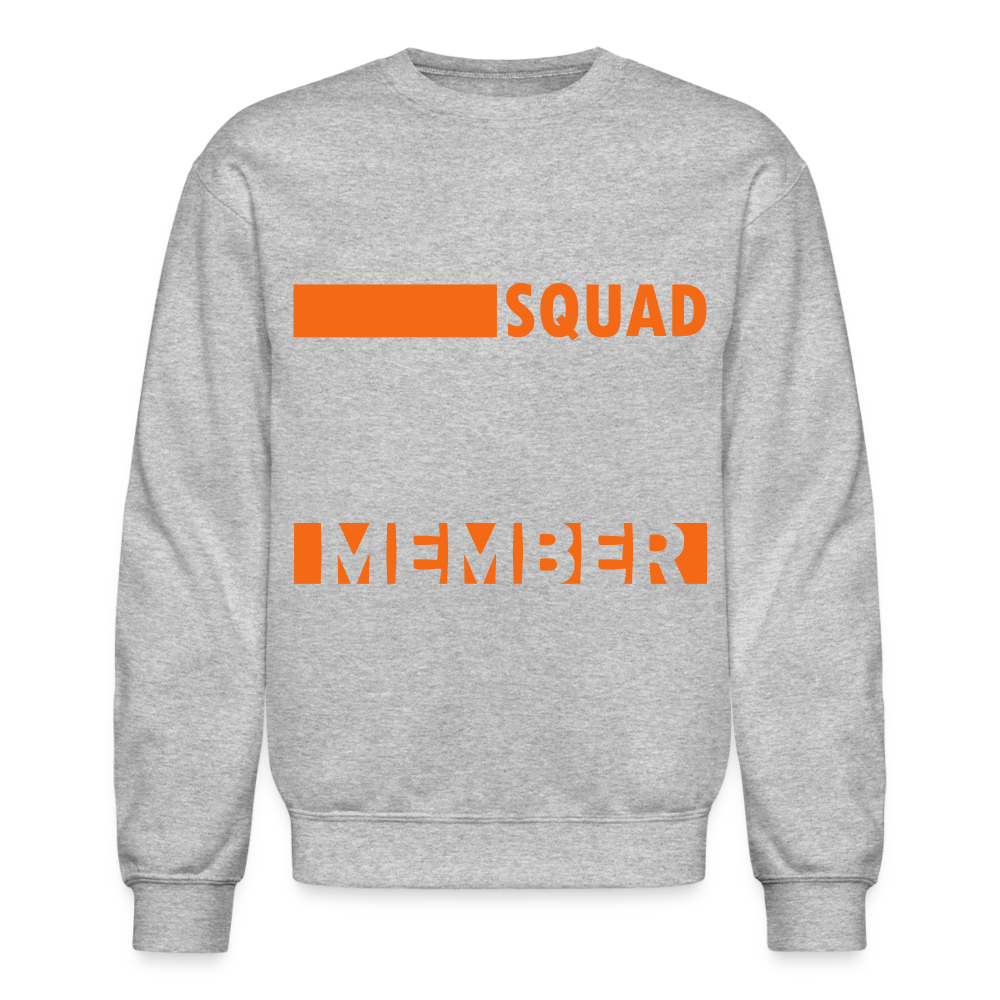 SQUAD MEMBER - Novelist Crewneck Sweatshirt - heather gray