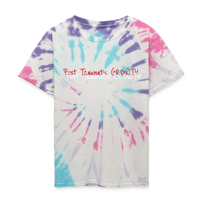 Kid's Tie Dye Post Traumatic Growth T-Shirt - Pastel Spiral