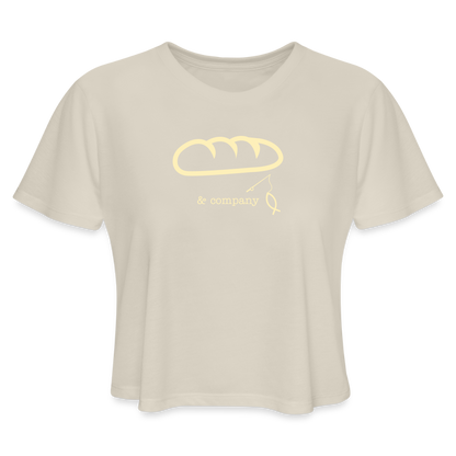 Women's Cropped T-Shirt | Bread & Company - dust