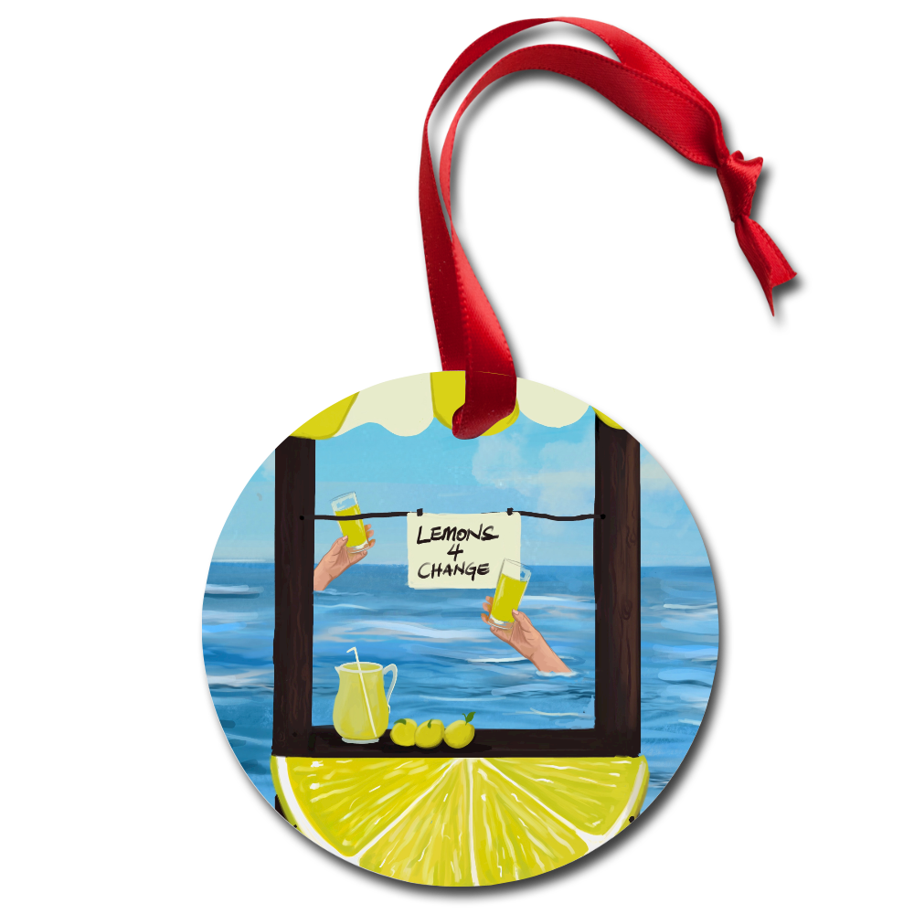 Holiday Ornament - For Change - white