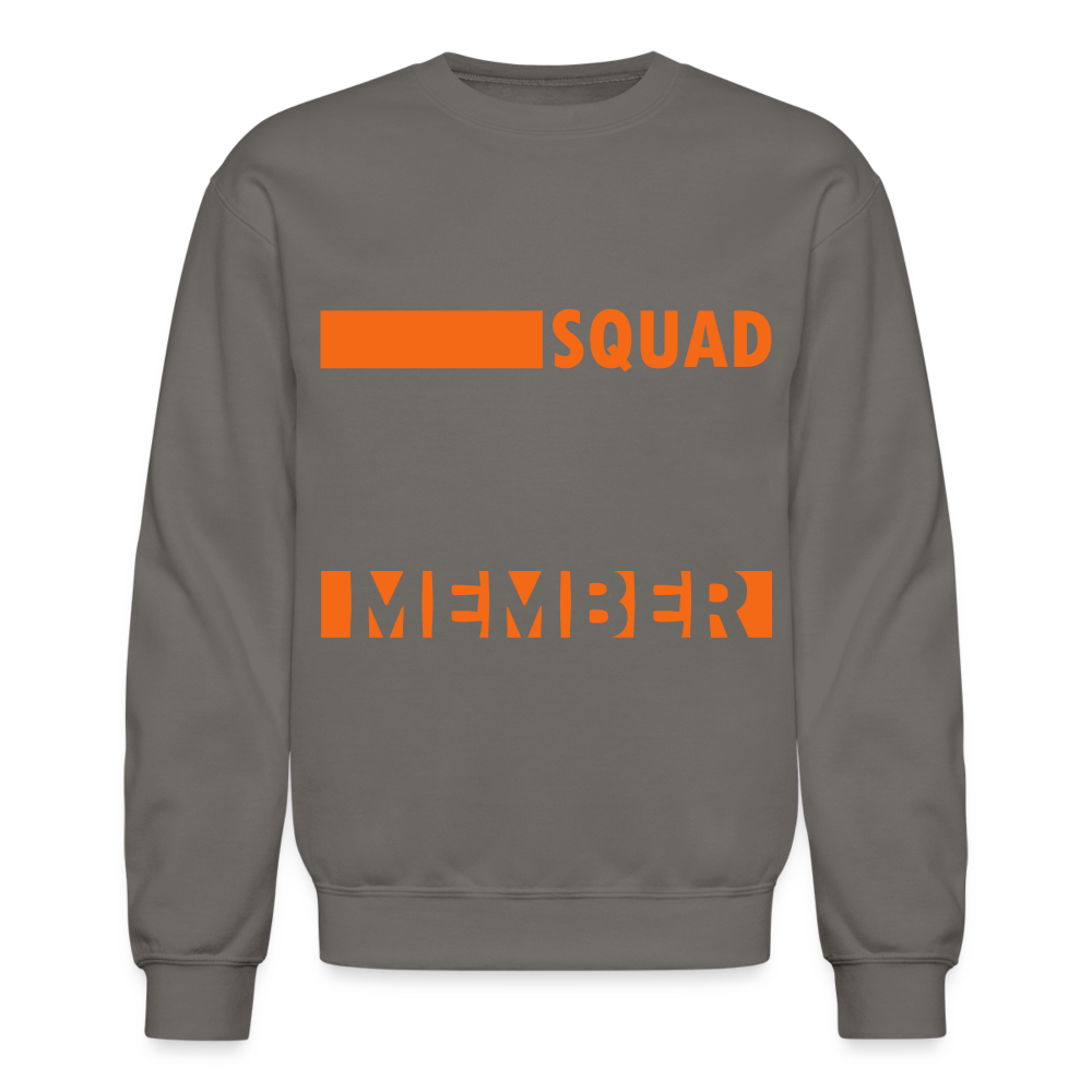 SQUAD MEMBER - Novelist Crewneck Sweatshirt - asphalt gray