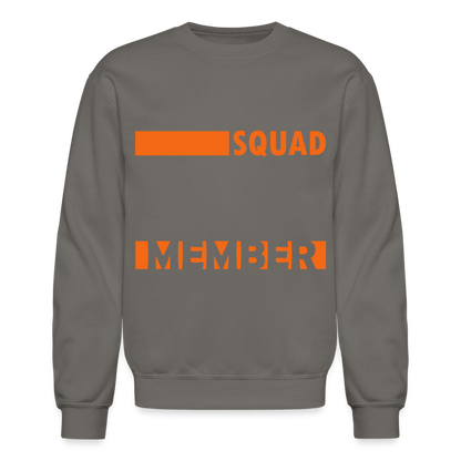 SQUAD MEMBER - Novelist Crewneck Sweatshirt - asphalt gray